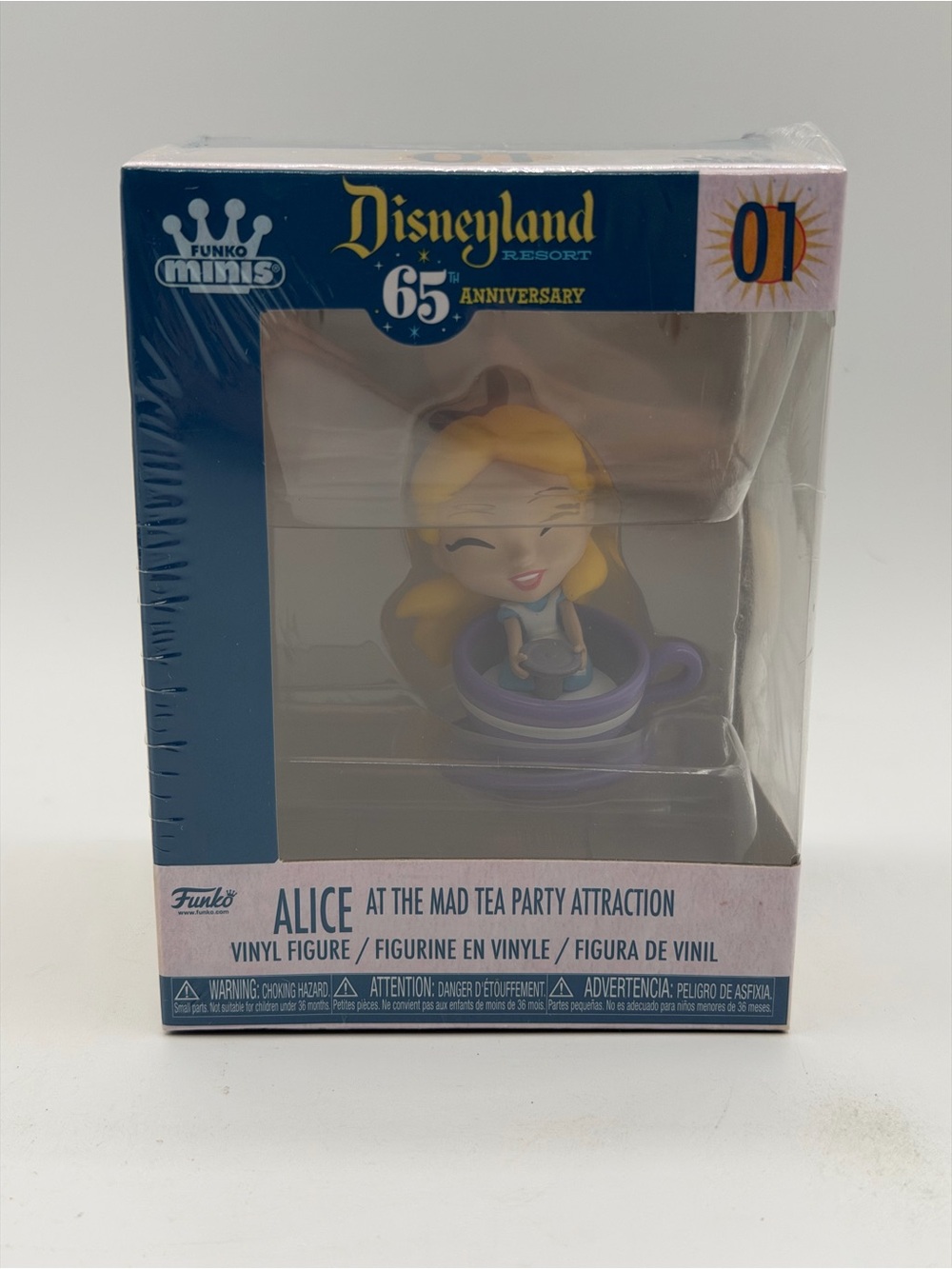 Funko Minis Alice At The Mad Tea Party Attraction Disneyland Resort 65th #01-New